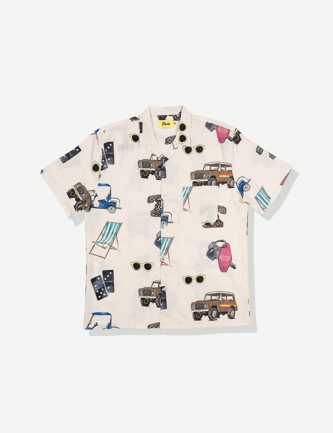 Beach Icon Leisure Stretch Buttonup