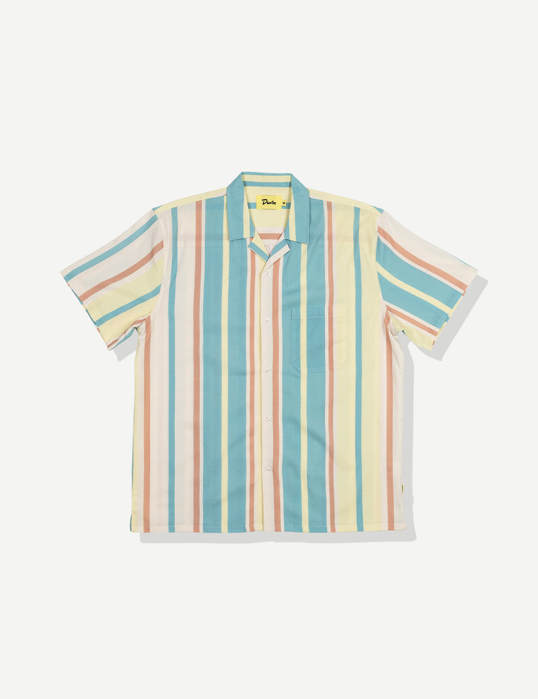 Pastel Stripe Leisure Stretch Buttonup