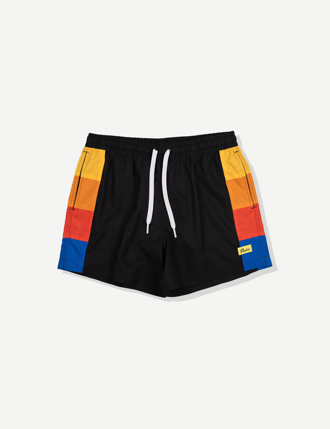 Side Block Swim Short - Black