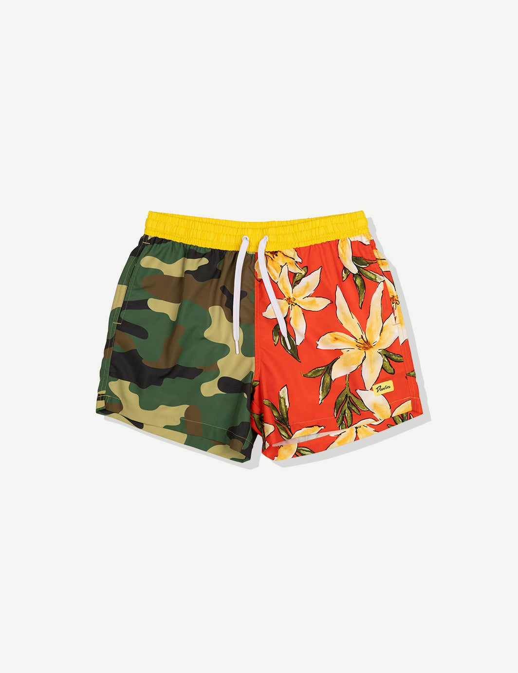 Flower Camo Swim Short