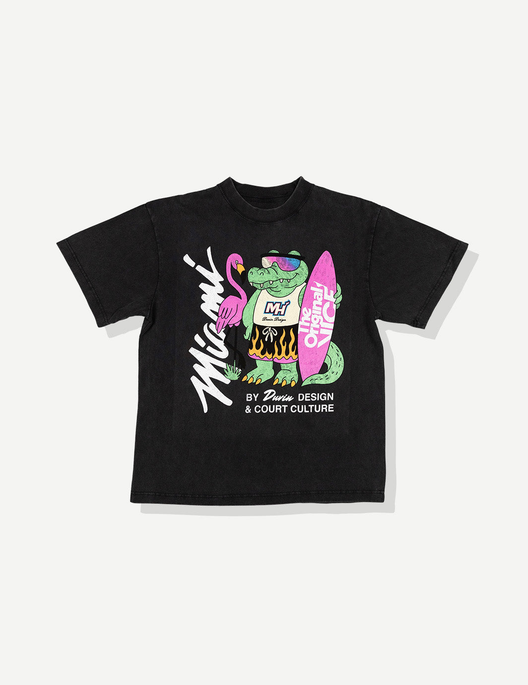Miami Heat x Duvin Flame Surf Tee