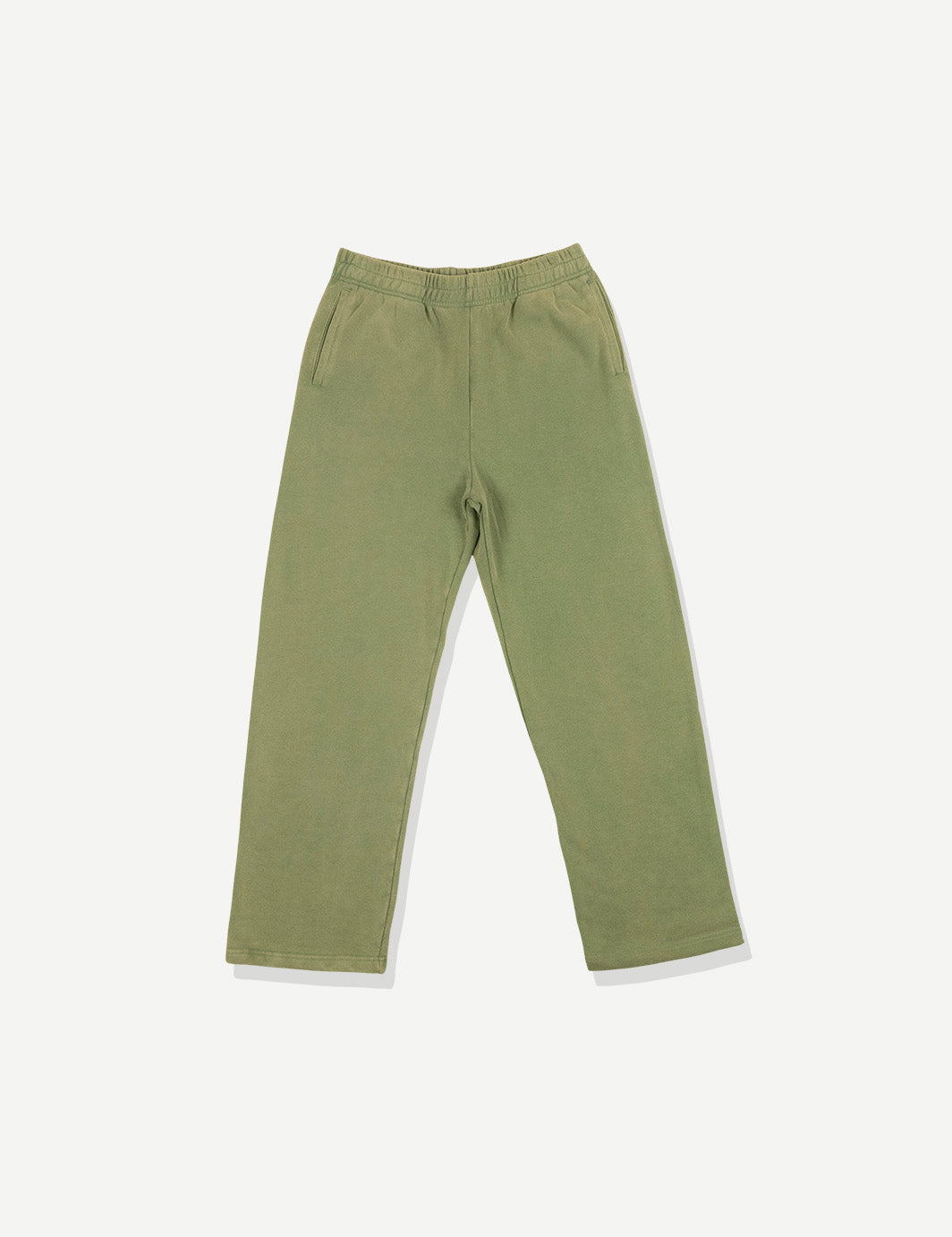 Wide Leg Sweatpant - Green