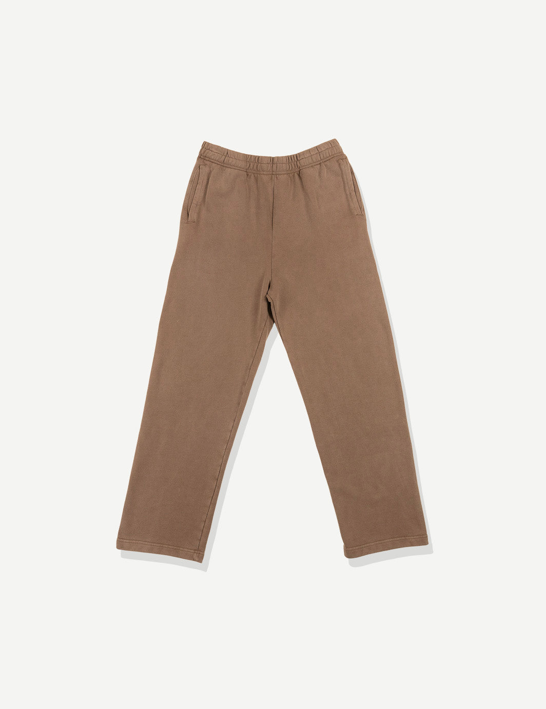 Wide Leg Sweatpant - Brown