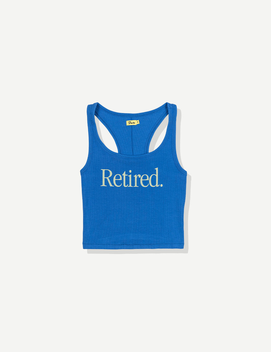 Retired Ribbed Tank - Blue