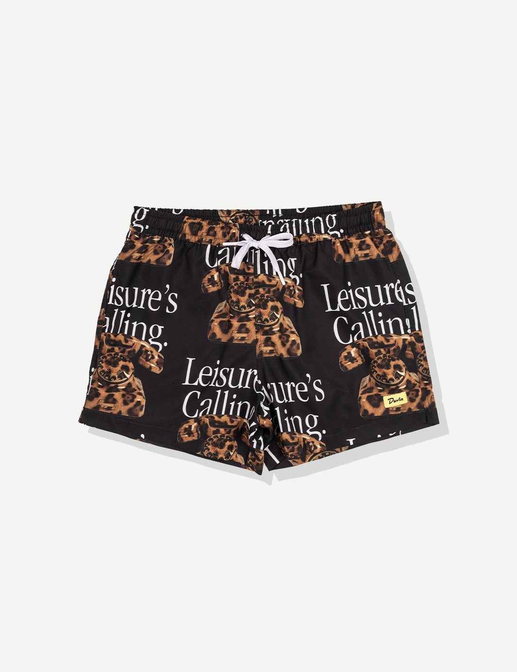 Cat Call Swim Short - Black