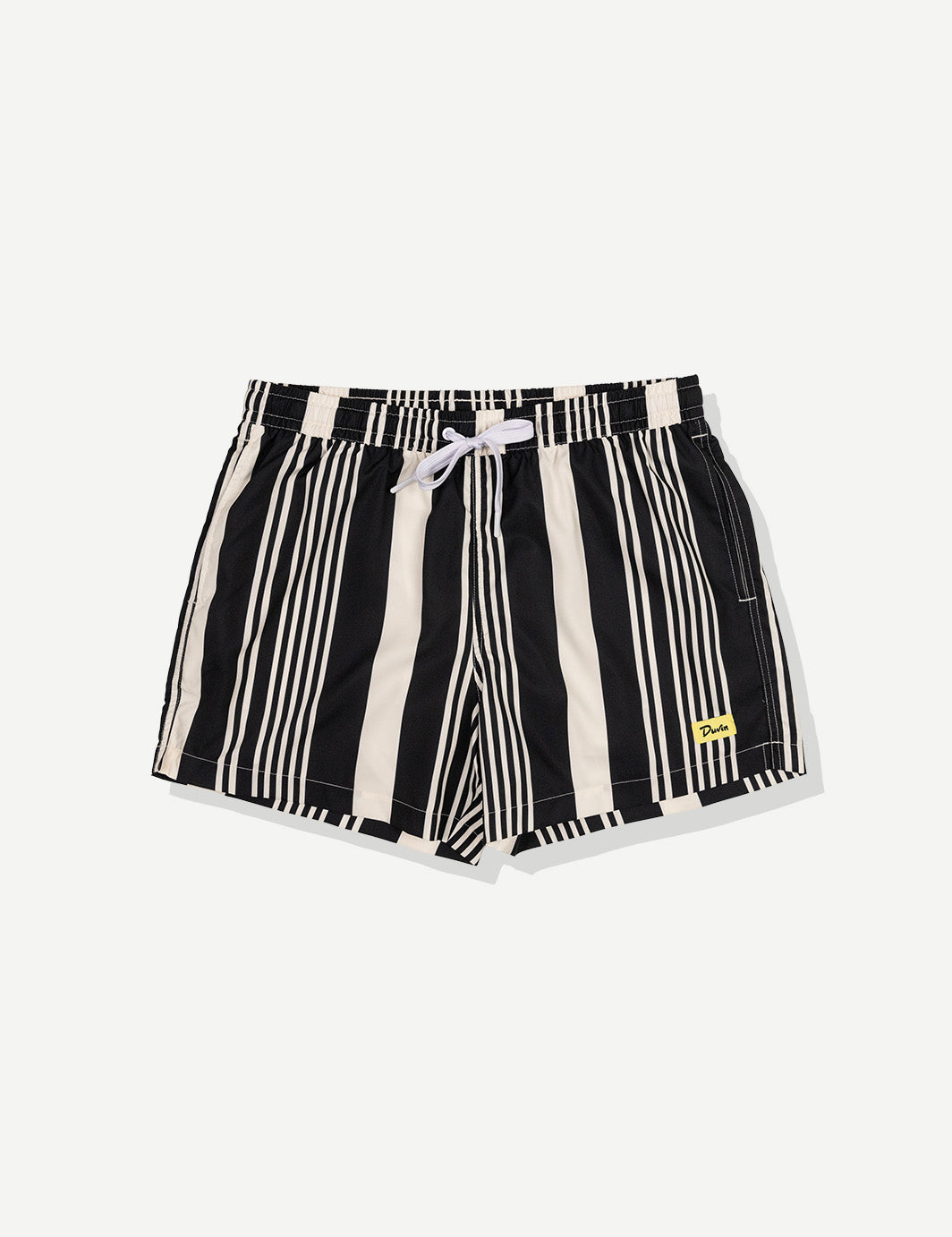 Multi Stripe Swim Short - Black