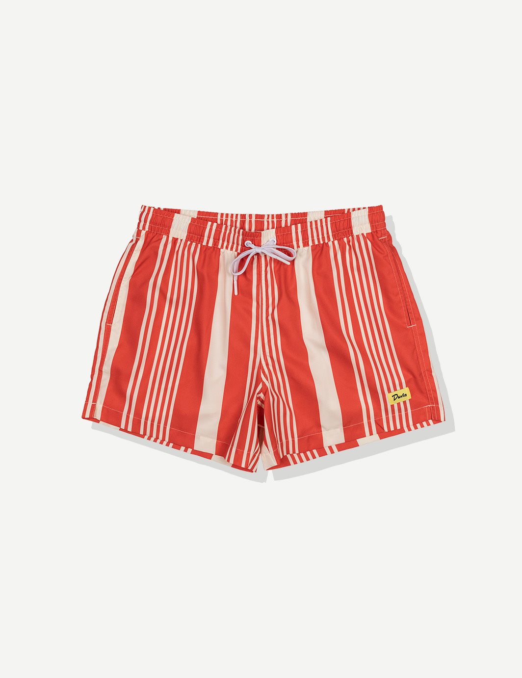 Multi Stripe Swim Short - Red