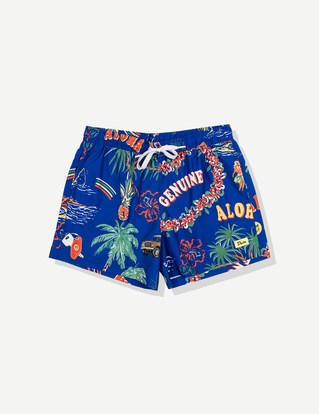 Palm Swim Short - Blue