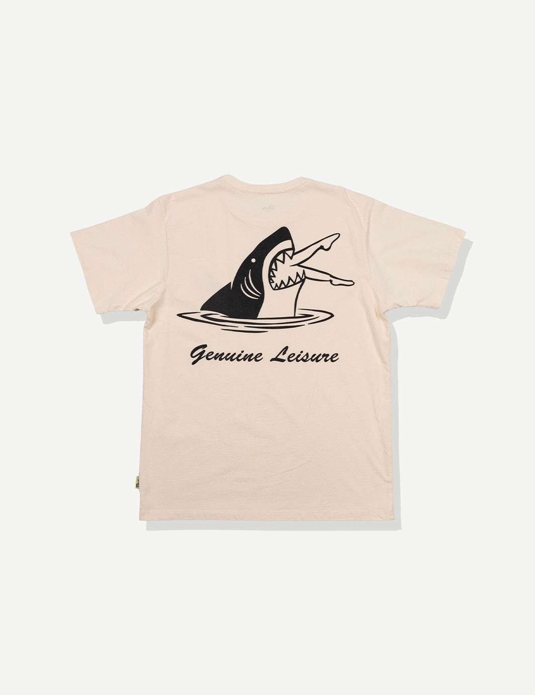 Shark Attack Leisure Tee - Antique