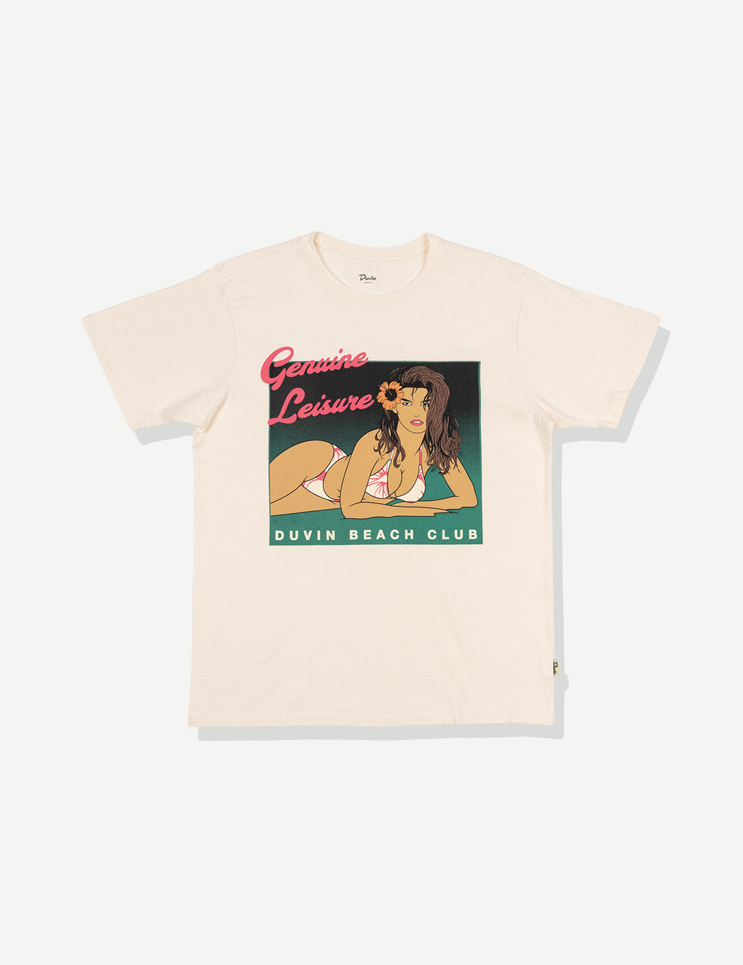 Beach Club Poster Tee - Antique