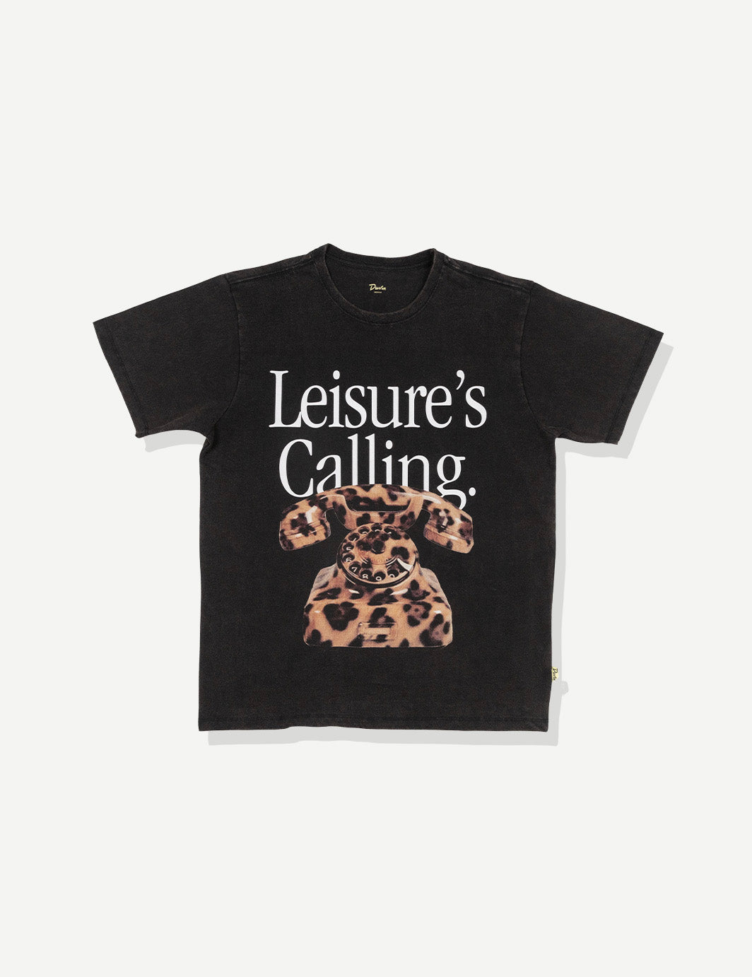 Leisure is Calling Tee - Black
