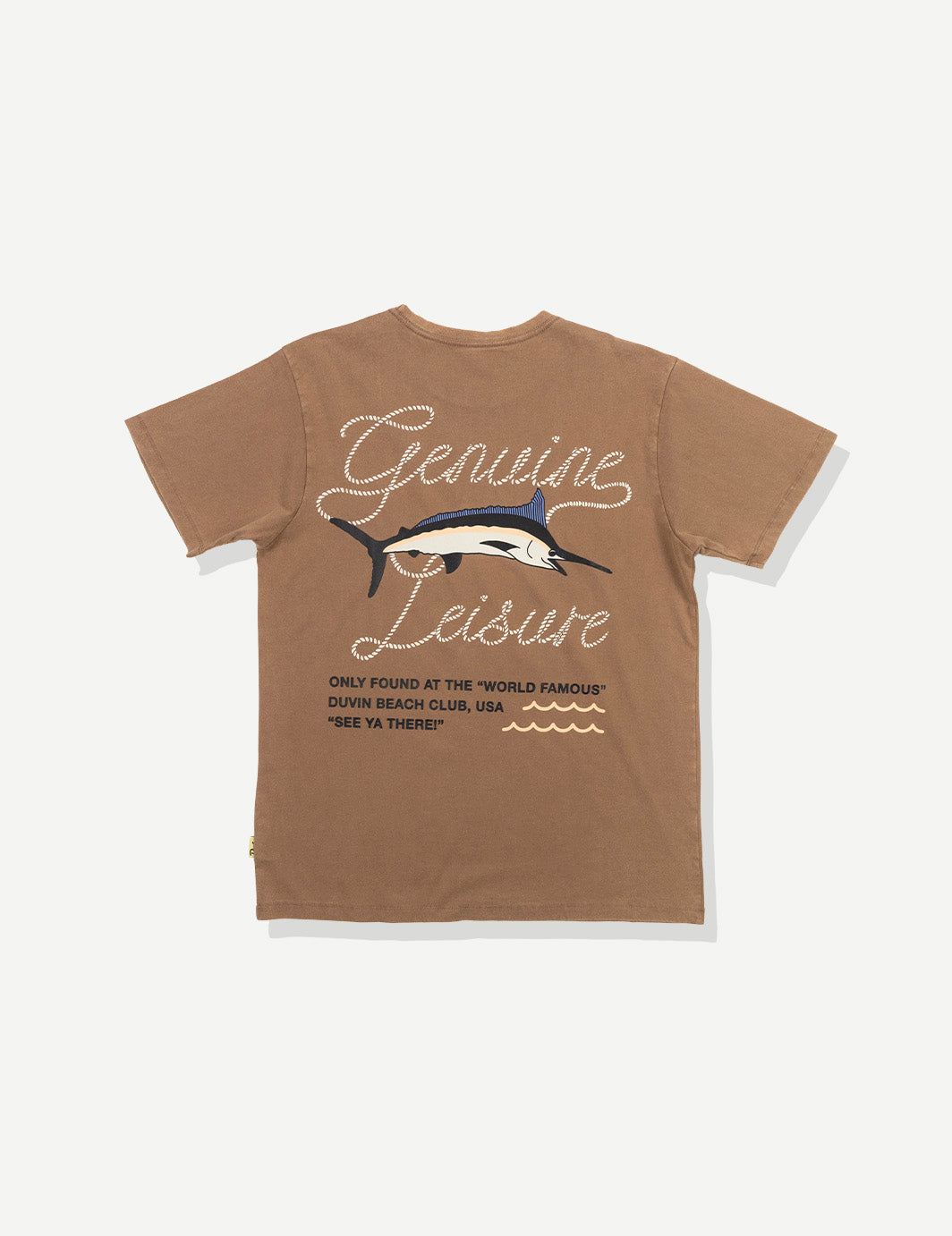 Catch Of The Day Tee - Brown