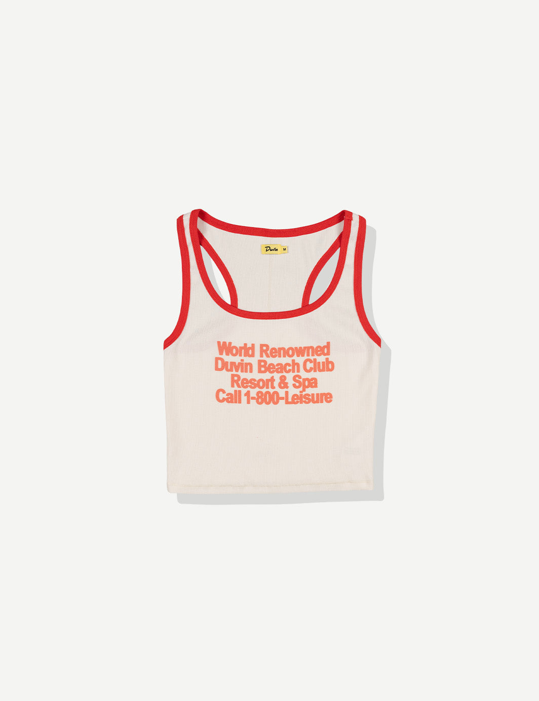 Resort and Spa Ribbed Tank - Antique