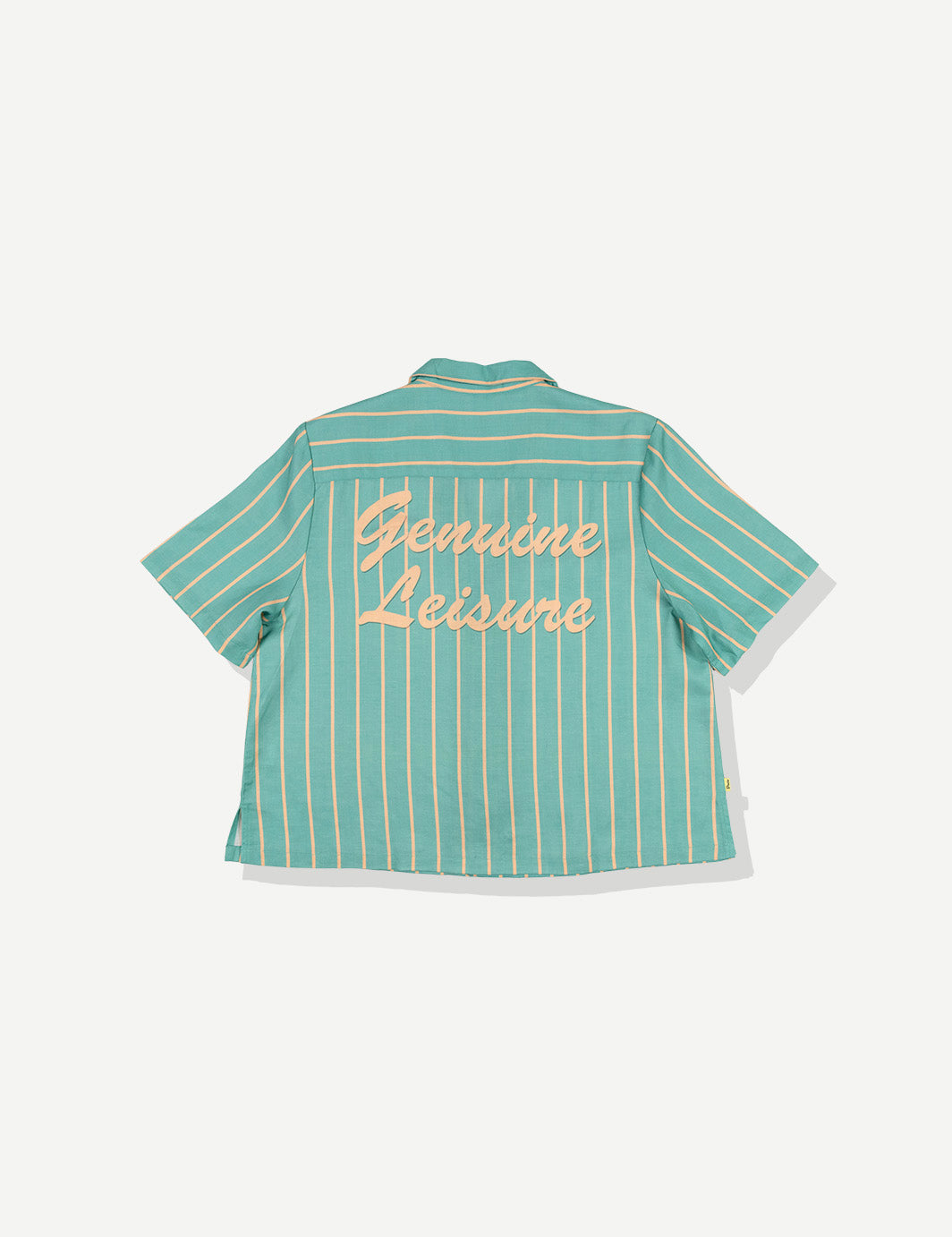 Catch Of The Day Crop Buttonup - Teal