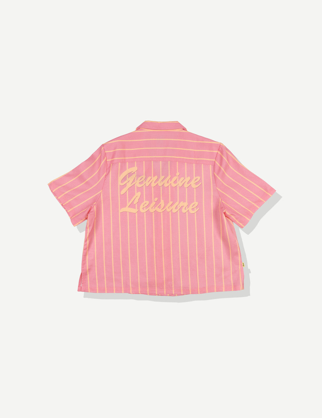 Catch Of The Day Crop Buttonup - Pink