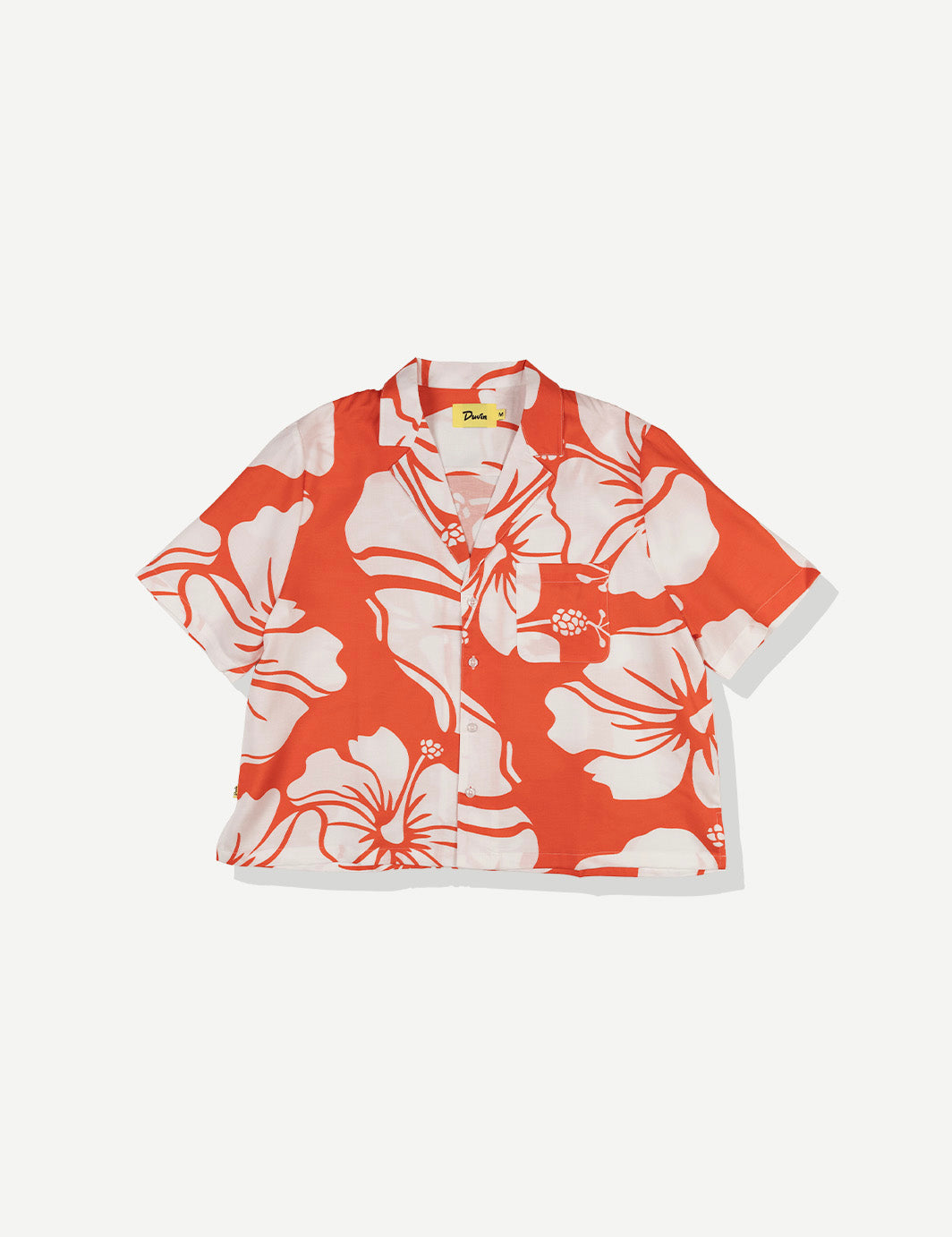 Paradise Crop Buttonup - Red 2.0