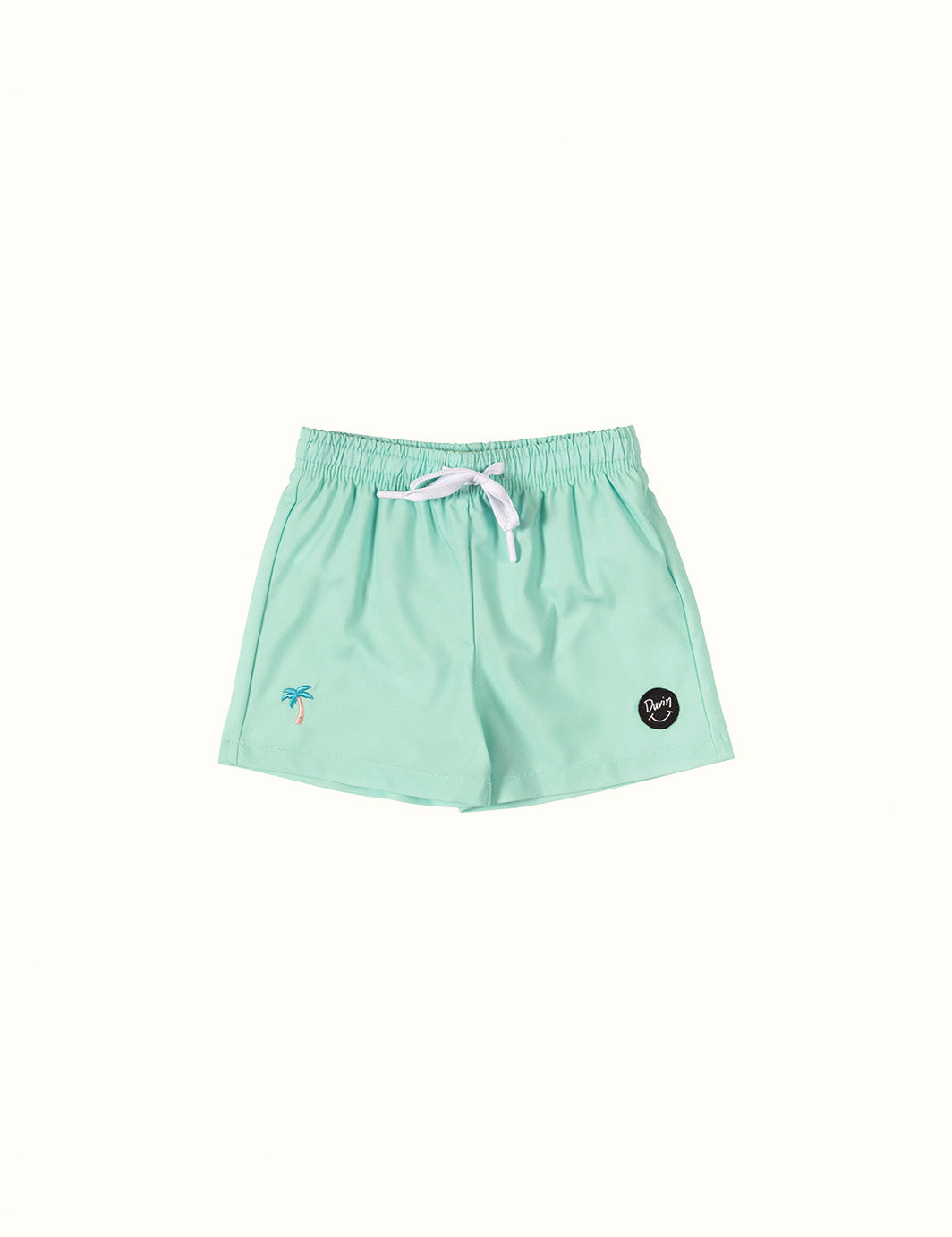 Teal Palm Swim Short - Boys