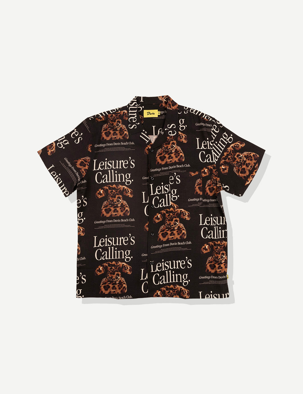 Cat Call Buttonup - Black