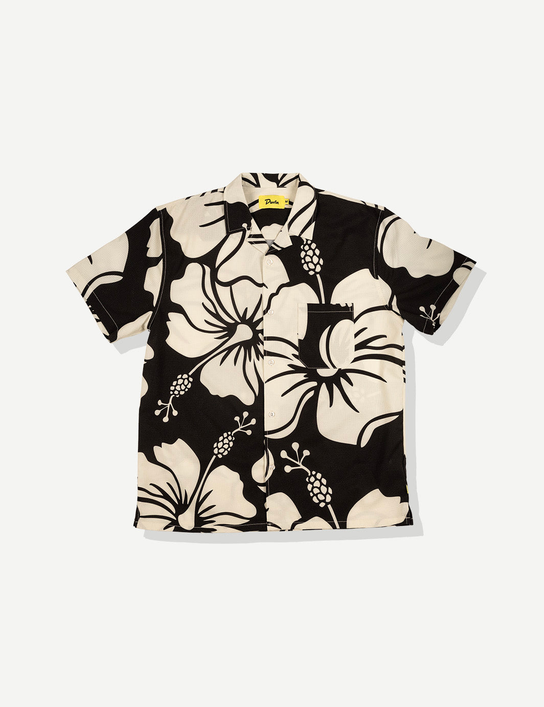 Paradise Leisure Stretch Buttonup - Black