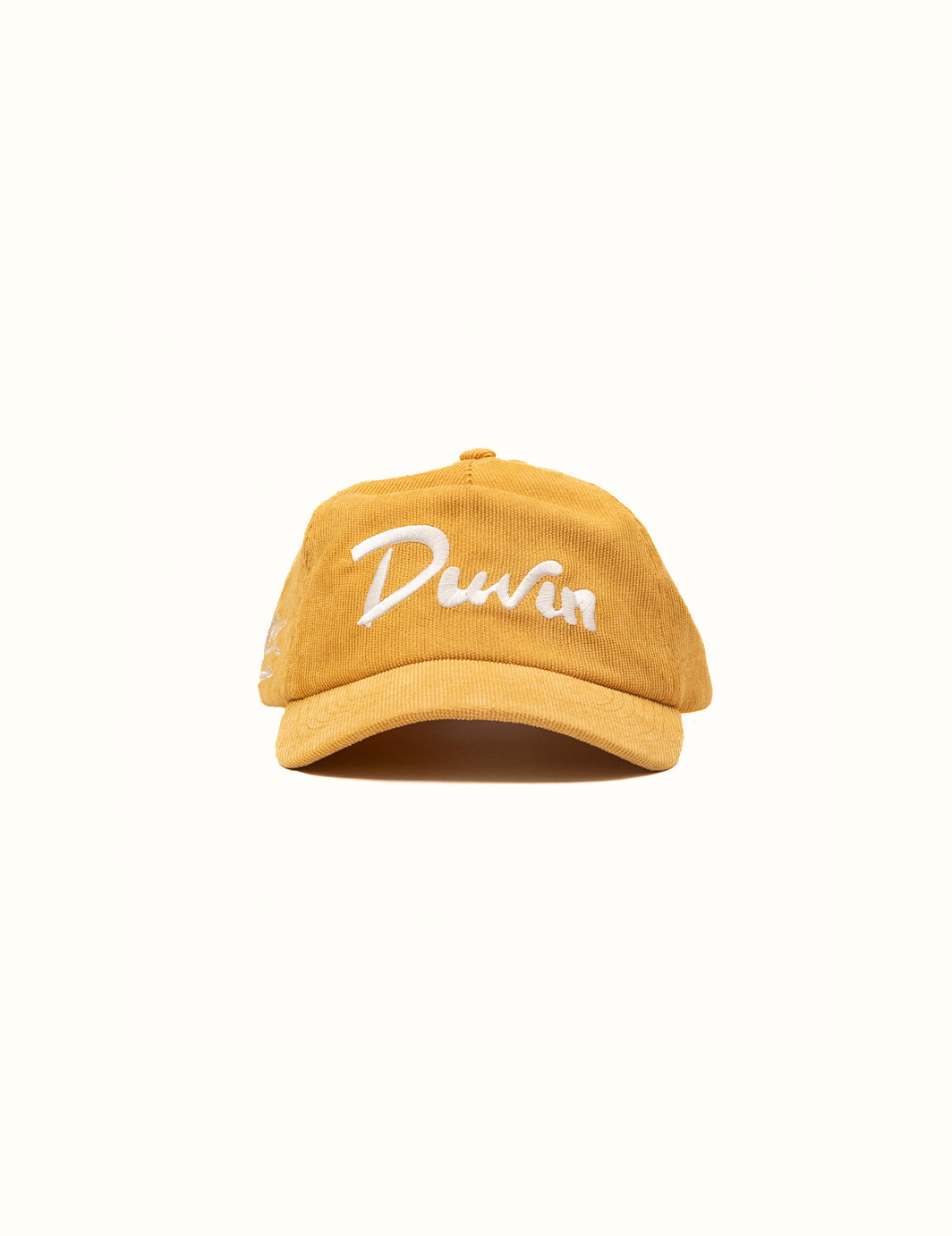 Duvin Script Corduroy Hat Yellow