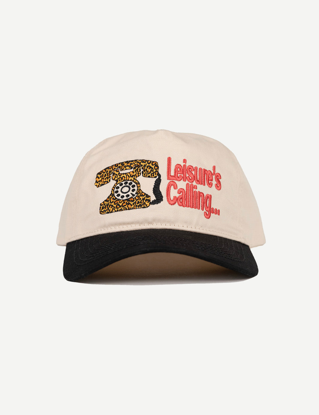 Leopard Calling Hat - Black