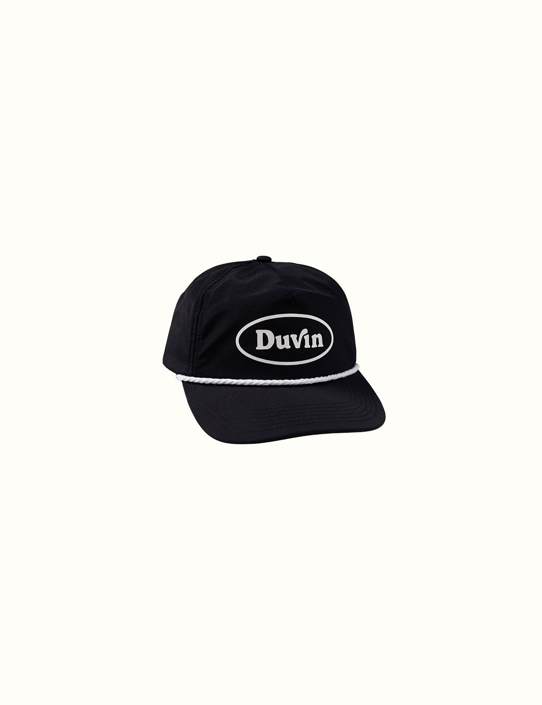 Oval Hat Nylon Black