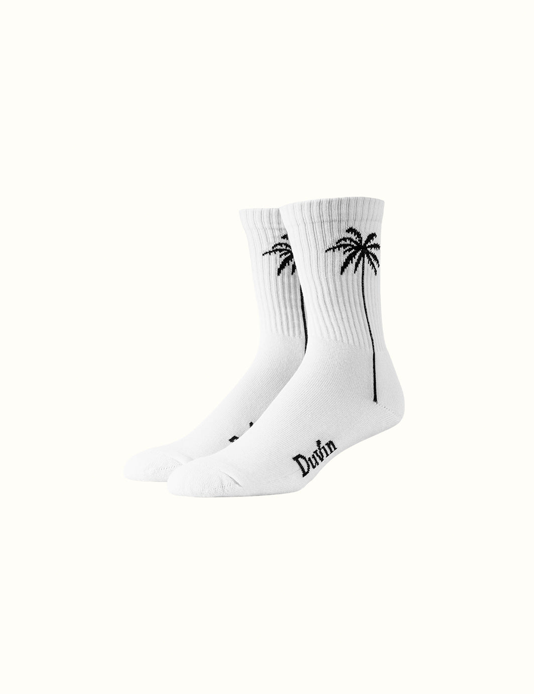 Sabal Palm Sock White