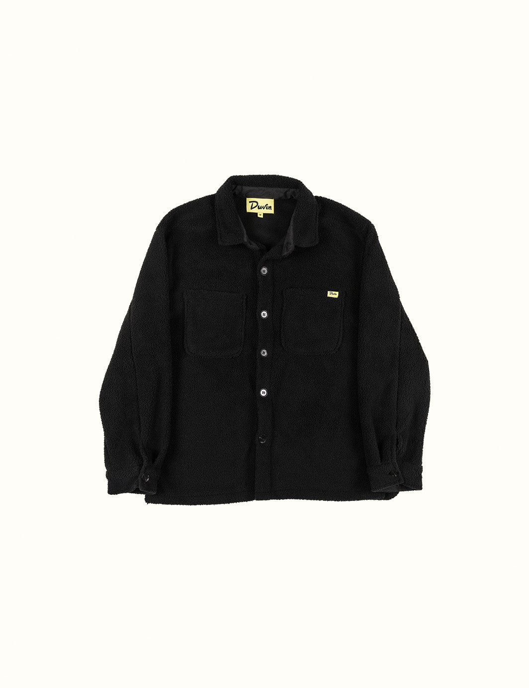 Basics Sherpa Overshirt - Black