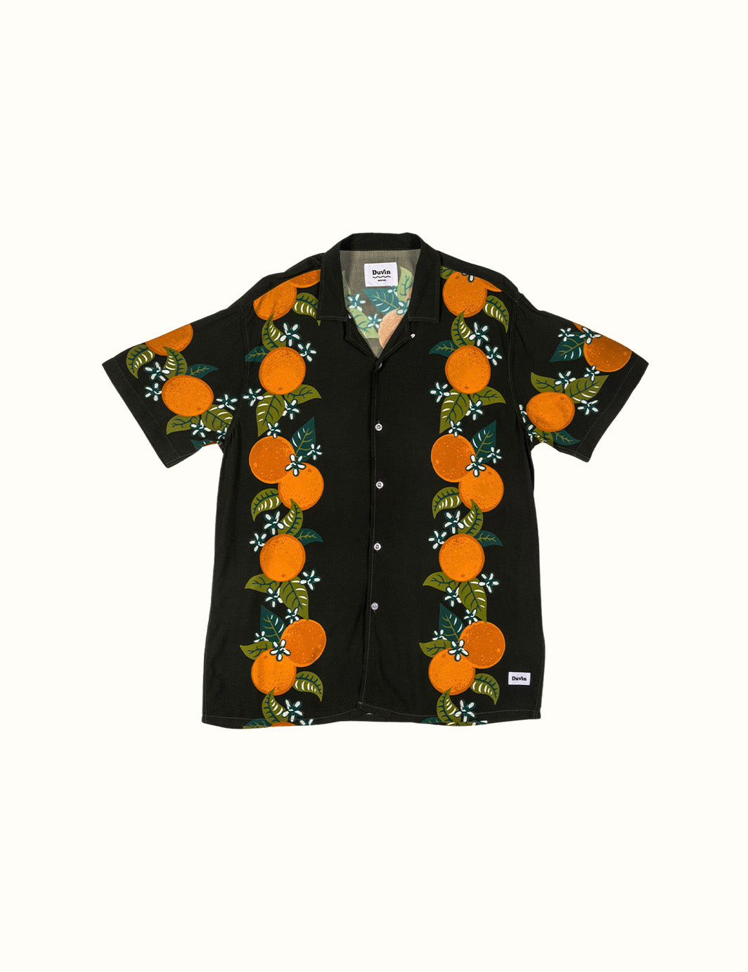 Tropical Orange Buttonup Shirt