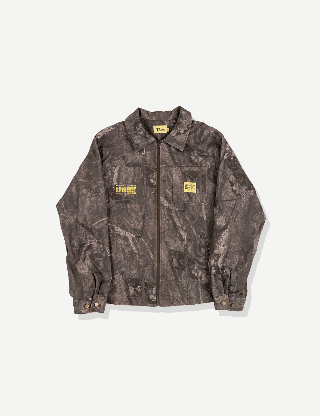 Genuine Leisure Jacket - Black Camo