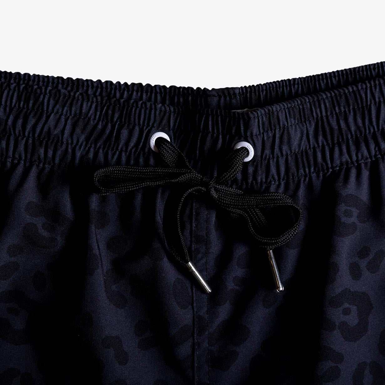 Black Leopard Swim Short (Brief Liner)