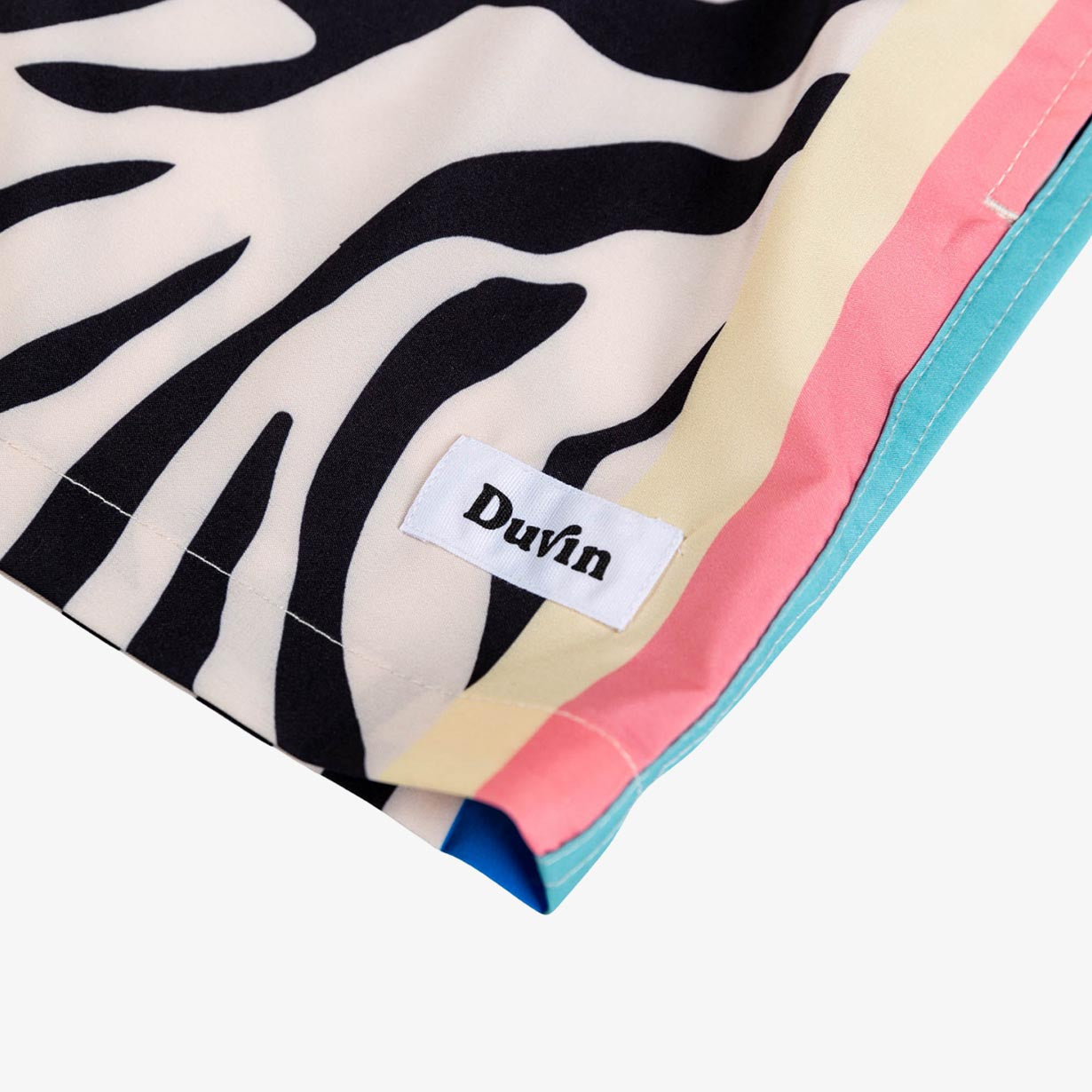 Zebra Disco Swim Short (Brief Liner)