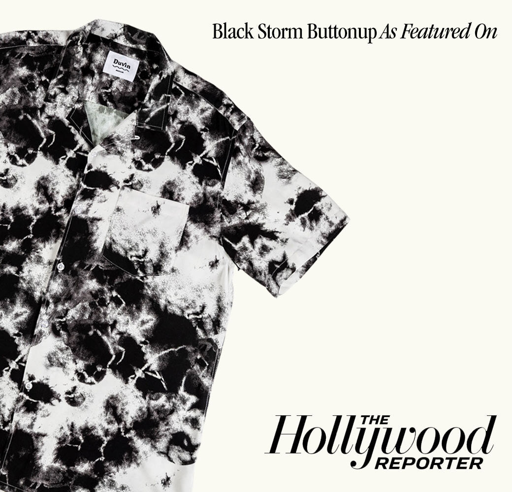 Black Storm Buttonup as featured on the hollywood reporter
