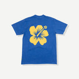 Oval Flower Tee - Blue