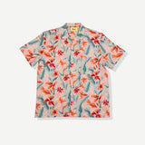 Pastel Flower Stretch Cabana Shirt