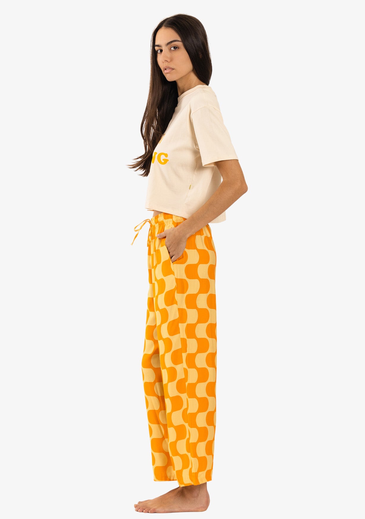 Trousers with golden buttons PINKO → Shop Online in 2023 | Trousers women,  Pinko, Purple