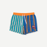 Double Stripes Split Swim Short