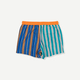 Double Stripes Split Swim Short