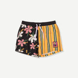 Bloom Stripe Split Swim Short