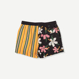 Bloom Stripe Split Swim Short
