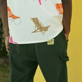 Loose Anti-Workwear Pant - Deep Green