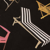 Beach Chairs Tee - Black