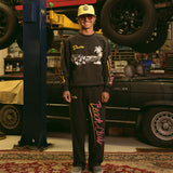 Beach Club Crew Fleece - Black