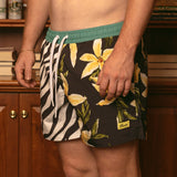 Flower Zebra Swim Short