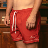 Stitch Swim Short - Red