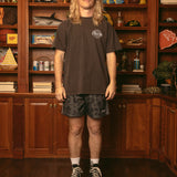 Club Gym Shorts - Black Leopard