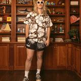 Hibiscus Leopard Buttonup