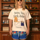 Swim Tan Relax Tee - Antique