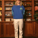 Souvenir Crew Fleece - Blue