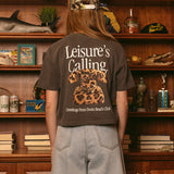 Calling Crop Tee - Black